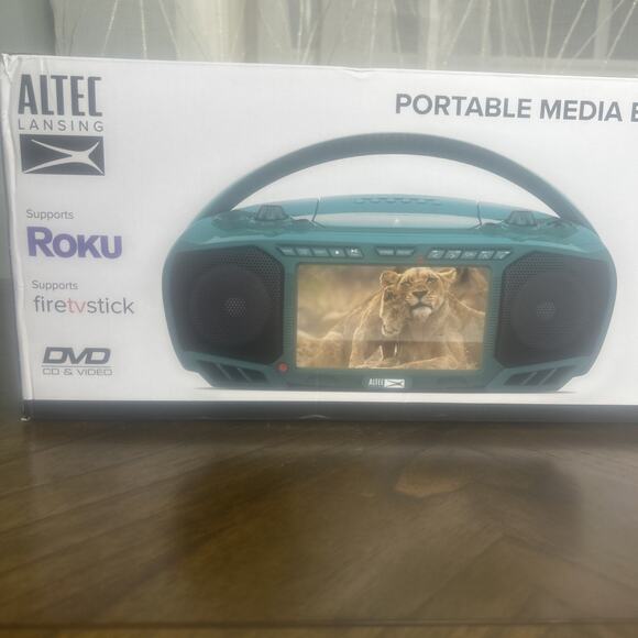 Portable TV Game Music w More Box Supports 8 Types Media Altec Lansing New - Picture 9 of 11